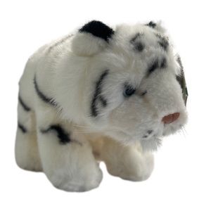 Wild Republic White Tiger Cuddlekin 8 Inch Stuffed Animal Toy